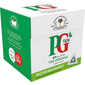 PG Tips - 100% Zwarte Thee - 12 x 40 Zakjes - Kleine verpakking