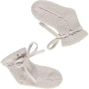 A Tiny Story Knit Sloffen - Mt. 50/56 - Ivory