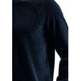 No Excess - Pullover - Donkerblauw - Lichtgewicht - Chenille-velours