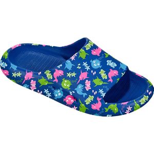 BECO-SEALIFE® badslippers voor kinderen - blauw - maat 24-25