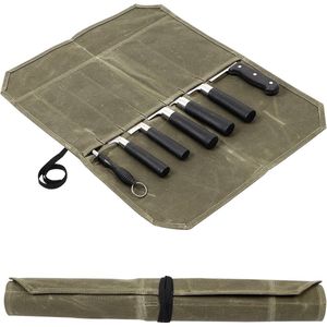 Chef Tools Beschermer - Roletui Messenmap - Kookgerei - Chefs Fashion - Messenmap - Messentas - Opbergtas - Messenset Opbergtas - Messenfoudraal Voor 12 Messen - Keukenset - Chef Mes Roll Bag - Draagbare Messentas - Messen Niet Inbegrepen！