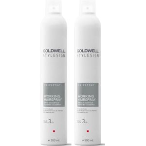 Goldwell Stylesign - Working Hairspray - voordeelverpakking - 2 x 300ml