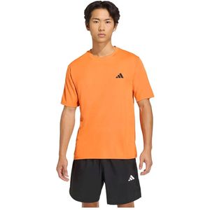 Adidas Workout Essentials Base T-shirt Met Korte Mouwen Oranje M / Regular Man