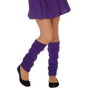 Scoby - Beenwarmers - 1 Paar - Perfect voor Carnaval Outfit - Festive Leg Warmers - Paars