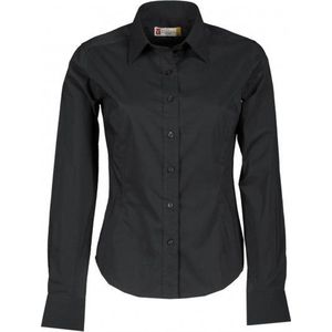 Hemden - Damesblouse - Wit - Katoen - Getailleerde Snit