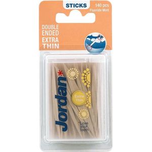Jordan - Extra Dun - Tandenstoker - Voordeelverpakking 140 stuks