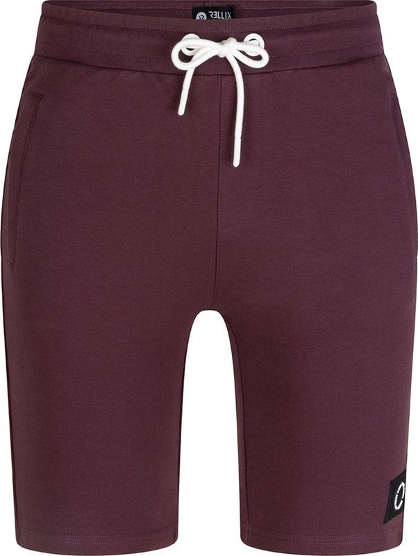 Rellix Jongens sweat short - Warm bordeaux