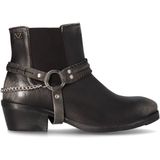 Lazamani - Emmi - Enkellaarsjes - Pewter - Leer