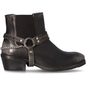 Lazamani - Emmi - Enkellaarsjes - Pewter - Leer