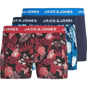 Jack & Jones Junior Boxershorts Jongens JACJOEL FLORAL Print 3-Pack - Maat 140
