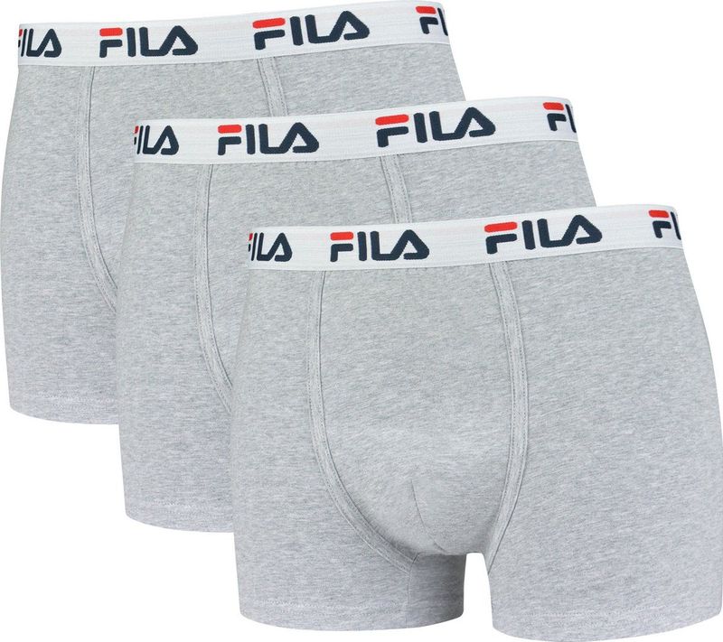 FILA - Boxershorts - Lichtgrijs - 3 Pack