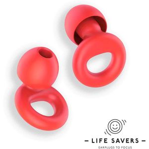 LIFE SAVERS | Earplugs to Focus | Oordoppen om te focussen | Oordoppen om te concentreren | Oordopjes | Concentratie | Focus | Noice Cancelling | 27dB | Coraal