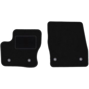 Zwarte velours vloermatten voor: Ford Transit Connect FL bestelbus (2017-)