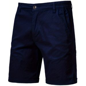 Bovista Korte Broek Heren - Golfbroek - Spijkerbroek - met Zakken - Volwassenen - Jongens - Shorts - Marineblauw - Maat M