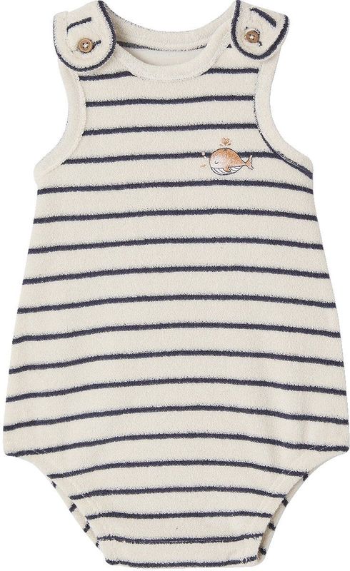 Vertbaudet - Babyrompertje - Gestreept - Zonder Mouwen - Badstof