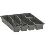 Bestek Organizer - Grijs - Lade-inzet - 31x26x4 cm