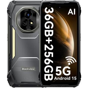 Blackview XPLORE 2 - Robuuste Smartphone - 5G - 36GB RAM - 256GB ROM - 20000mAh - 120W snel opladen - 6.73 inch QHD+ AMOLED-scherm - Nachtzicht - Android 15 - Robuuste Telefoon - NFC - GPS - Zwart