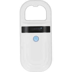 Draagbare Witte Oplaadbare ID-Microchip Lezer - 1342 kHz