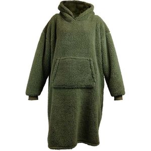 Hoodie Teddy 70x110cm winter green