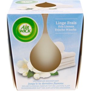 Air Wicks-s2x Air Wick geurkaars Fris Linnen à 105 grams-s2x geurkaars in glas