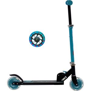 Sajan - Kinderstep - Step - Step met LED Wielen - Aluminium - Roze - Turquoise - Autoped - Scooter