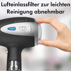 Haardroger met Ionisatiefunctie - 2200W Professionele Föhn voor Reis