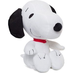 Snoopy Hond Pluche Knuffel Peanuts 25 cm {Speelgoed knuffelpop knuffeldier voor kinderen jongens meisjes | Wit Hondje, White Dog Plush Toy | Snoopy Belle}