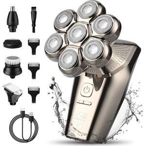Lexium Skull Shaver - Scheerapparaat Mannen – Trimmer - Tondeuse - Hoofd Kaal Scheren