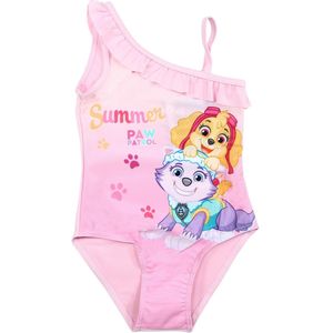 Paw Patrol - Nickelodeon - badpak - Skye en Everest - Licht roze. Maat 92/98 cm - 2/3 jaar.