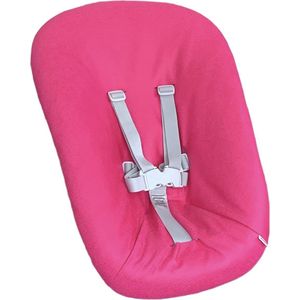 #77 newborn hoes, Fuchsia roze suede look, Stokke Tripp Trapp. Ook geschikt voor Kidsmill Up.