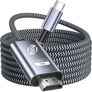 Equivera USB C naar HDMI Adapter - Hub - Type C to HDMI - Geschikt voor Verschillende Merken - Premium