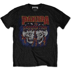 Pantera - Domination Heren T-shirt - S - Zwart
