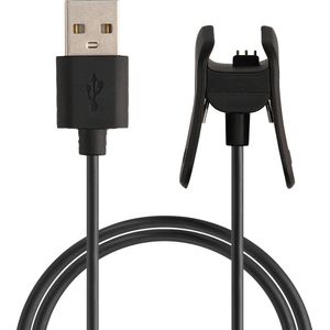 kwmobile USB-oplaadkabel geschikt voor Garmin vivosmart 4 kabel - Laadkabel voor smartwatch - in zwart