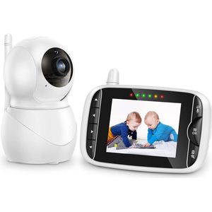DailySuppliess® Babyfoon met Camera en App - Baby Monitor - Huisdiercamera - Hondencamera - Full HD - Wit met Zwart