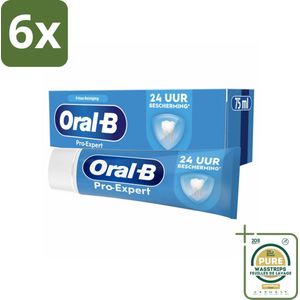 Oral-B - Pro-Expert – Tandpasta – Intense Reiniging – 75 ml - Voordeelverpakking - 6 stuks - Fluoridetandpasta - Mondhygiëne