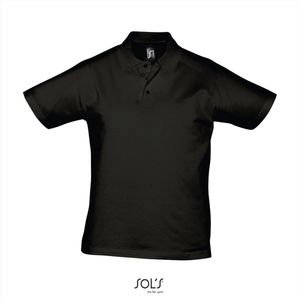 SOL'S Men´s Jersey Polo Shirt Prescott L538 - Deep Black - XXL