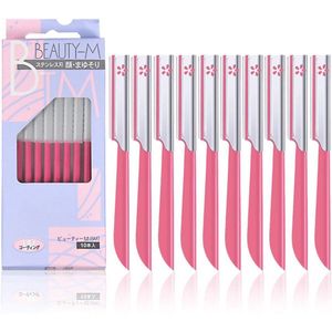 Professionele Wenkbrauw Trimmer - Extra Scherpe Scheermessen voor Mannen en Vrouwen (10 stuks)