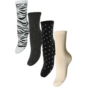 Pieces Ebby Glitter Long Sokken Dames (4-pack)