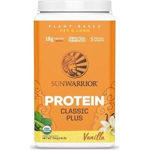 Sunwarrior - Vanille Proteine Poeder classic plus – 750 gram