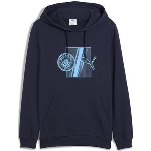 Puma Manchester City Fc Football Culture 25/26 Hoodie Blauw S Man