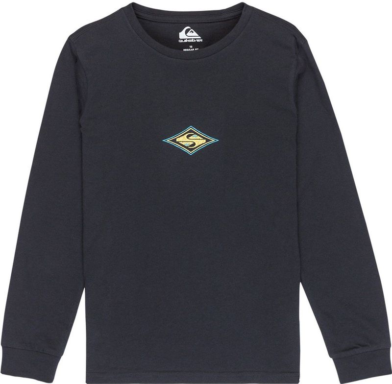 Quiksilver - Ev Swell Ovation - T-shirt - Zwart - Lange Mouwen - Jongens