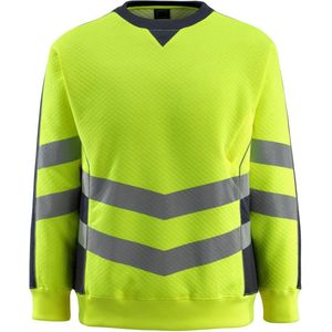 Mascot sweatshirt Wigton fluorgeel/donkermarine