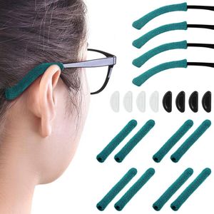 Upgrade zachte breien oorkussens voor bril - Anti-slip en comfortabel (4 paar)