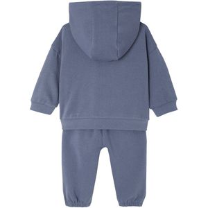 Sportpak - Indigoblauw - Set met Capuchon en Rits - Voor Baby