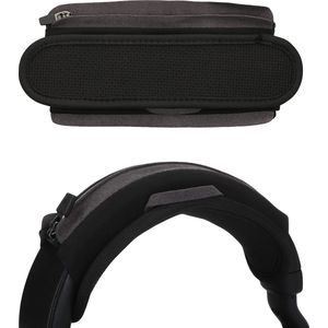 kwmobile cover voor hoofdband koptelefoon geschikt voor Bose Quiet Comfort 35 / 35 II / 25 / QC 35 / QC 35 II / QC 25 - Hoofdtelefoon band hoes met rits - Van nylon in zwart
