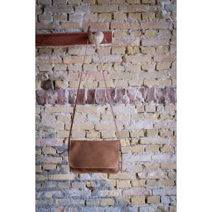 Clutch Cognac 29x19cm