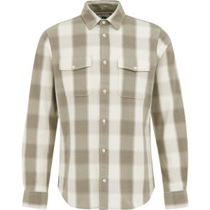 WE Fashion Heren Regular fit overshirt met print