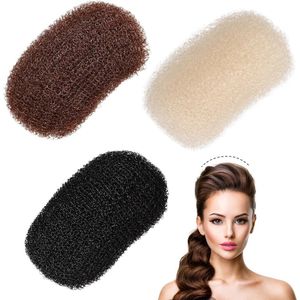 Zeynomax - Haarvolume Haarvulling Haarknot Clip Set Voor Haaraccessoires - 3 Stuks - Bump-Up Clips Haaraccessoires met Haarkammen en Curlingpad - Voor Meer Volume en Stijl - Nylonzijde - Cosmetica - Ideaal Voor Haarverzorging