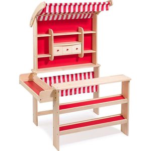 howa houten speelgoed winkeltje ""Robin"" met luifel 47463