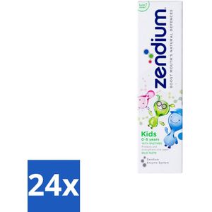 Zendium - Kids 0-5 Jaar - Tandpasta - 75 ml - Voordeelverpakking - 24 stuks